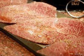 東京 新小岩 ミスジの焼きしゃぶ 肩甲骨の内側 炭火焼肉 矢つぐ 食べ物の写真 食べ物のアイデア 肉