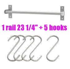 Ikea Grundtal 23 Rail 5 Hooks Stainless Steel Untensil Hanger Pot Pan Holder Kitchen Storage Organizer Set Buy Online In Aruba At Aruba Desertcart Com Productid 119141279
