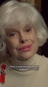 Carol Channing and what it takes to be an audience member. , Reposted from  @pbs , #broadway #broadwaylegend #audience #theatergoer #carolchanning #pbs