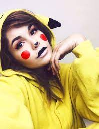Frencheconomie Boo Halloween Makeup And Nails Pikachu Halloween Makeup Pikachu Makeup Halloween Makeup Looks Halloween Makeup Scary