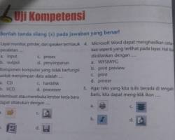 Gambar Monitor, printer, dan speaker