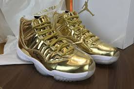 Air Jordan 11 Pinnacle Metallic Gold White Kawhi Leonard Basketball Shoes Air Jordan 11 Air Jordans Curry Shoes