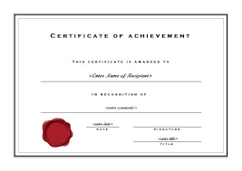 There are hundreds of designs available. Free Printable Certificates Of Achievement