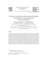 For skilled construction workers (welders, pipefitters, electrician, etc.) hourly bill out hourly rate. Pdf A Benefit Cost Analysis On The Economic Feasibility Of Construction Waste Minimisation The Case Of Malaysia