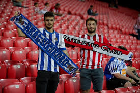 Recent outings average 2.33 goals, while both teams score 52% of the time. Soccrates Images Supporters Of Real Sociedad Supporters Of Athletic Bilbao