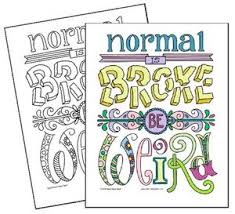 Strange coloring pages coloring home from weird coloring pages , source:azcoloring.com. Normal Is Broke Be Weird Coloring Page Debt Free Charts