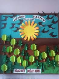 Orman Haftasi Ormanlar Kagit Cicek Elisi Fikirleri