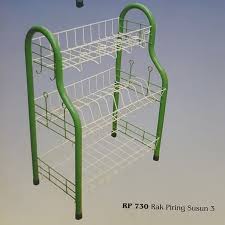 Rak 3 tingkat piring besi gantung besar serbaguna gelas mangkok tempat ori. Rak Piring Susun 3 Besi Dragon Shopee Indonesia