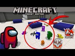 Nuevo Mod Add On Mapa De Among Us Para Minecraft Pe Bedrock 1 16 Youtube Minecraft Fotos Animadas De Amor Mapas