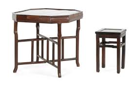 Hongmu Mahjong Table In Octagonal Form With Molded Top Folding Base And Four Drawers Designed To Be Taken Apart For Easy Transpor Mahjong Table Table Design