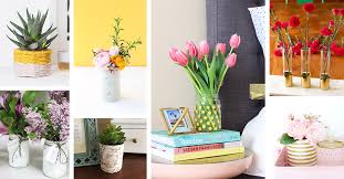 Get 15 diy vase decoration ideas using various supplies like paint and mod podge. 22 Best Diy Flower Vase Ideas And Designs For 2020