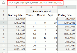 Works with today() as well internally both google and excel store timestamps as a day + fraction. Google Sheets Add Or Subtract Days Months Or Years To A Date