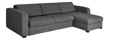 Porto 3 Canape D Angle 3 Places Convertible En Tissu Gris Petit Canape Lit Canape Angle Et Canape Angle Convertible