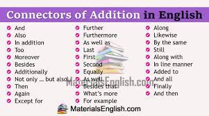 We did not find results for: Connectors Of Addition In English Materials For Learning English