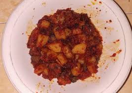 Sebagai side dish, jangan lupa juga untuk memesan jeroan seperti usus, hati ampela dan kepala ayam goreng atau hati dan paru sapi goreng plus lalapan dan sambal talubi yang pedasnya menggigit. Cara Membuat Sambel Goreng Kentang Ati Ampela Yang Gurih Resep Terbaiku