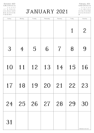 Download a free printable calendar for 2021 or 2022, in a variety of different formats and colors.these free printable calendars are available as pdf files that you can print on your home, school, or office computer. Calendars And Planners For Printing January 2021 Letter Legal A4 A3 To Pdf And Png 7calendar