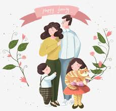 Happy Family Portrait Fresh Illustration Banner Happy Family Portrait Family Clipart Illustration Banner Png Transparent Clipart Image And Psd File For Free Portrait Cartoon Family Cartoon Mom Art