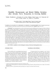 .tutor maria victoria herrera universidad nacional abierta y a distanc.docx. Pdf Medidas Mandibulares Y Desviacion De La Linea Mediana Dental Luego De La Transeccio N Del Nervio Alveolar Inferior En Conejos En Crecimiento