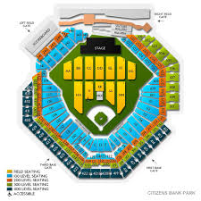 24 high quality citizens bank park concert seating view