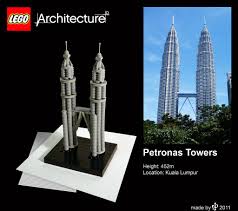 Petronas Towers Petronas Towers Lego Architecture Building Lego Architecture