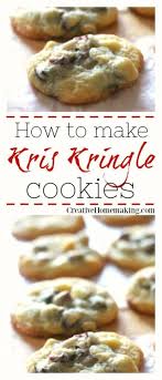 Some of the technologies we use are necessary for critical functions like security and site integrity, account. Kris Kringle Cookies Creative Homemaking