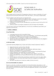 L'actualité lifestyle, découvrez nos conseils sorties, nos portraits et nos articles insolites, high tech, mode, beauté, culture, sport et automobile ! Fiche Outil 5 La Lettre De Motivation