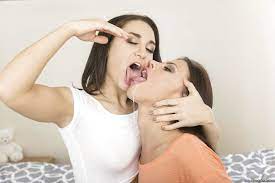 Babes Adriana Chechik and Gabriella Paltrova are kissing so sloppy -  Pichunter