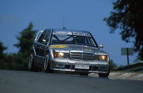 Former F1 Champion Keke Rosberg In His Amg Mercedes 190 Evo Ii At The Dtm Race On The Nordschleife In 1992 Automoviles
