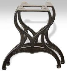 Pair Of Brooklyn Ny Industrial Cast Iron Table Legs Olde Good Things Iron Table Legs Cast Iron Table Legs Iron Table