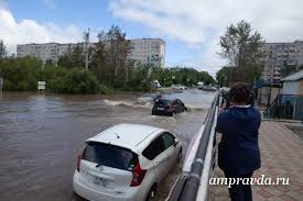 V Blagoveshenske Iz Za Zatoplennyh Podvalov Vtoroj Den Ostayutsya Bez Sveta 10 Mnogoetazhek Amurskaya Pravda