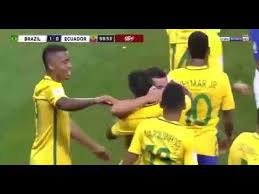 Petit résumé vidéo du cinquième huitième de finale de la coupe du monde de football de la fifa 2018 en russie. Bresil Vs Equateur 1 0 But Paulinho Qualifications Coupe Du Monde 2018 Youtube