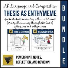 Thesis As Enthymeme Bundle For Ap English Language And Composition Ap Language Ap Language And Composition Ap English Language