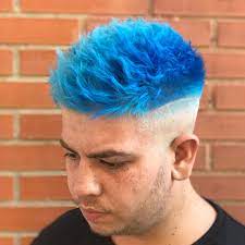 Again, pick a slightly lighter. Ombre Blue Hair Men Novocom Top