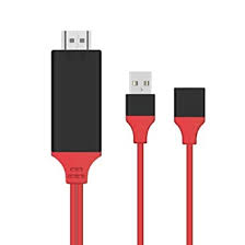 How to connect  android phone to tv with usb hdmi cable . Amazon Com Mobile Phone To Hdmi Cable For Ios And Android Devices To Hdtv Universal Phone To Hdtv Adapter For Iphone Samsung Lg Ipad Ipod To Tv Projector Or Monitor 1080p Plug And