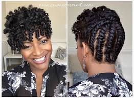 For one, you have to know how to flat twist at a little bit of an angle. Simple Flat Twist Updo For Natural Hair Curly Nikki Natural Hair Care Natural Hair Twists Flat Twist Hairstyles Flat Twist Updo