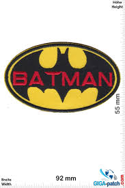 Batman logo png batman is a renowned character of american comic books (dc comics). Batman Patch Iron On Patch Keychains Stickers Giga Patch Com Biggest Patch Shop Worldwide