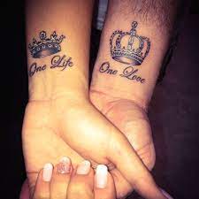 Maybe you would like to learn more about one of these? One Love One Life Tattoo Couple In 2021 Matching Best Friend Tattoos Friend Tattoos Matching Couple Tattoos