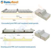 [Hot Item] High Density Polyurethane PIR/PU/PUR Insulated Laminated  Sandwich Panels for Roof/Wall