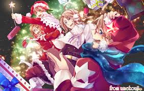 Christmas Day 333 With Santa France Santa England Santa America Santa Canada Hetalia Anime Anime Christmas