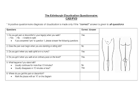 Image result for Edinburgh Claudication Questionnaire