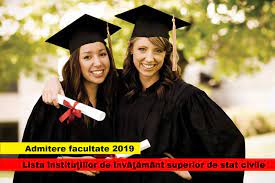 Facultatea de administrație și afaceri Admitere Facultate 2019 Lista Institutiilor De Invatamant Superior De Stat Civile Antena 1