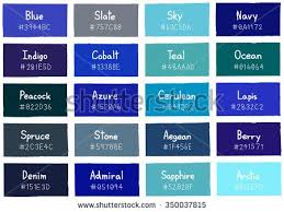 blue tone color shade background with code and name