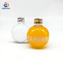 Wholesale 150ml Empty Plastic Ball Shape Bottle with Aluminum Cap for  Decorate Wedding Candy