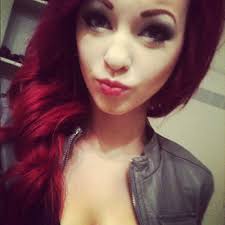 Dividing the hair into two sections along. Cute Pretty And Red Hair Image 424724 On Favim Com