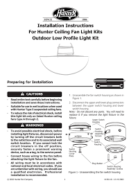L •rill holes for and install wood screws. Hunter Fan 28388 28387 Owner S Manual Manualzz