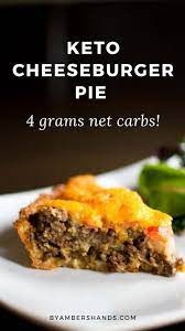 Low Carb Cheeseburger Pie Recipe Keto Dinner Food Recipes Keto Recipes