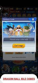 Dragon ball legends is the only official dragon ball mobile game that lets players experience the thrill of fighting with iconic dragon. Dragon Ball Idle Codes Wiki New Redeem Codes July 2021 Mrguider