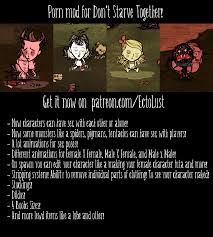 If anyone is interested I found an open source sex mod for Dont Starve  Together (and its better than you would think!) - Adult Gaming - LoversLab