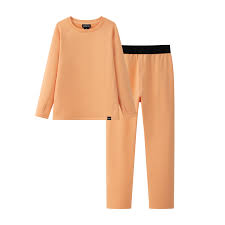 Hootie Hoo Kids Torrent Grid Fleece Set - Apricot