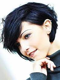 Short Messy Dark Thick Voluminous Bob Short Dark Hair Short Hair Styles Hair Styles 2014